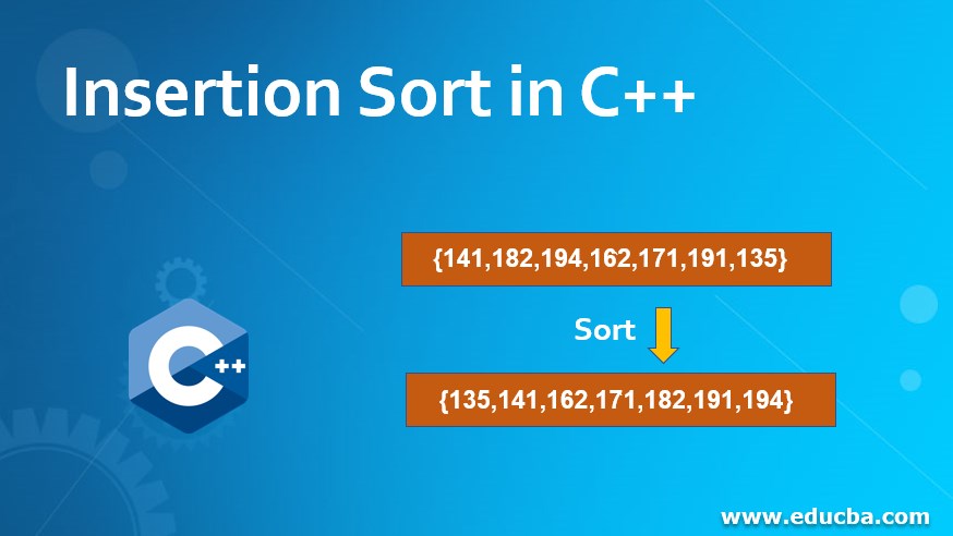  Insertion Sort in C++